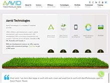 Tablet Screenshot of aavidtechnologies.com